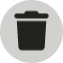 trash button